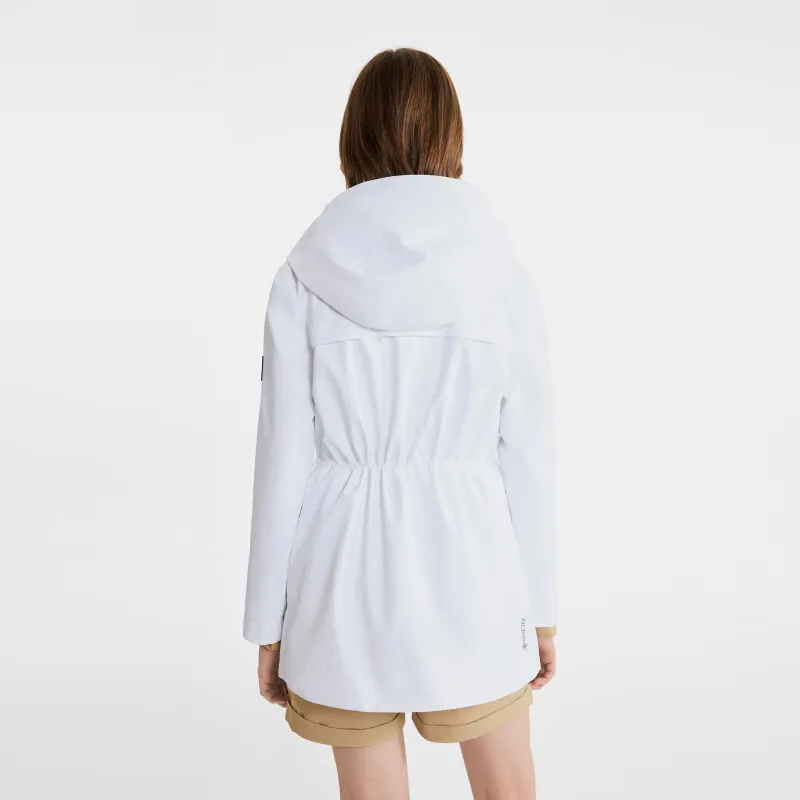 AIGLE Water Resistant Windproof Breathable Windbreaker Jacket Women's Ultra Bright White-2