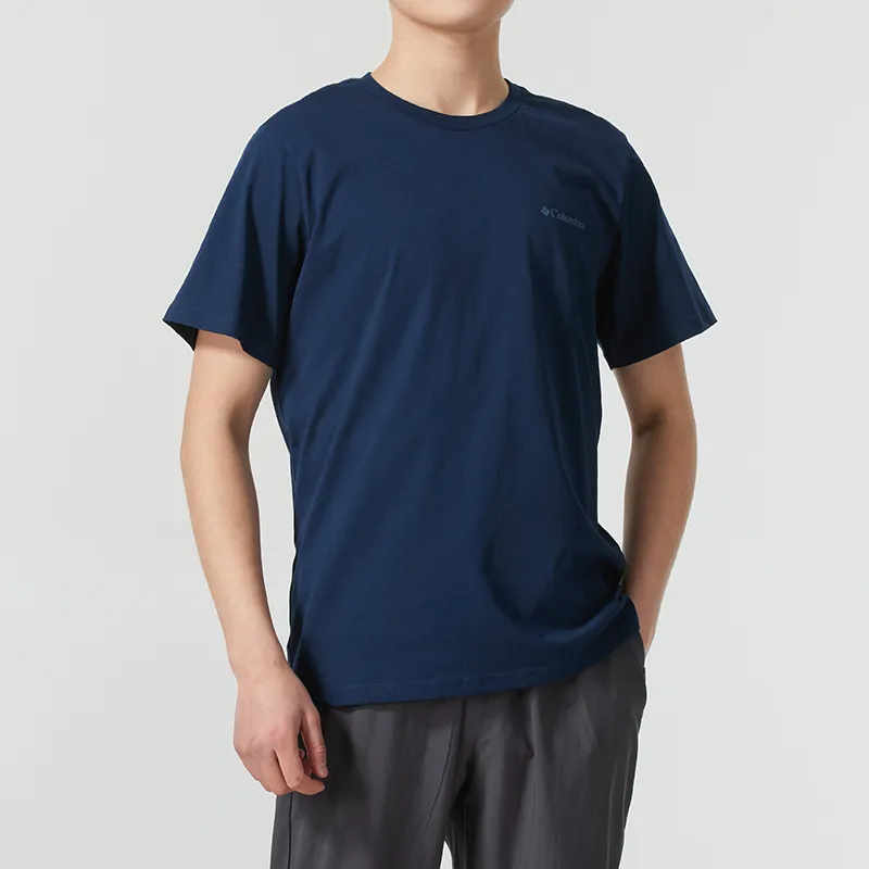 Columbia T Shirt Unisex Navy Blue-2