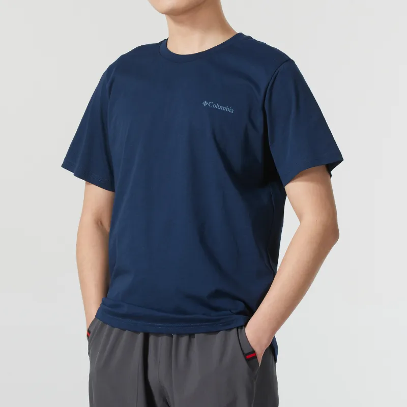 Columbia T Shirt Unisex Navy Blue-3
