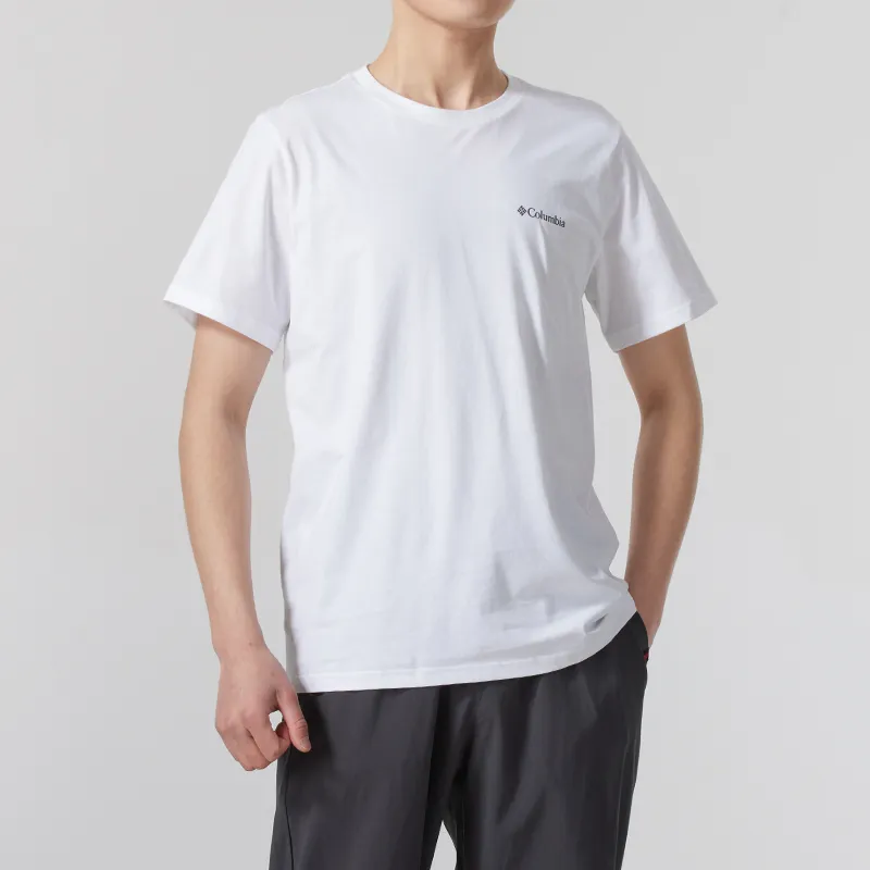 Columbia T Shirts Unisex White-2