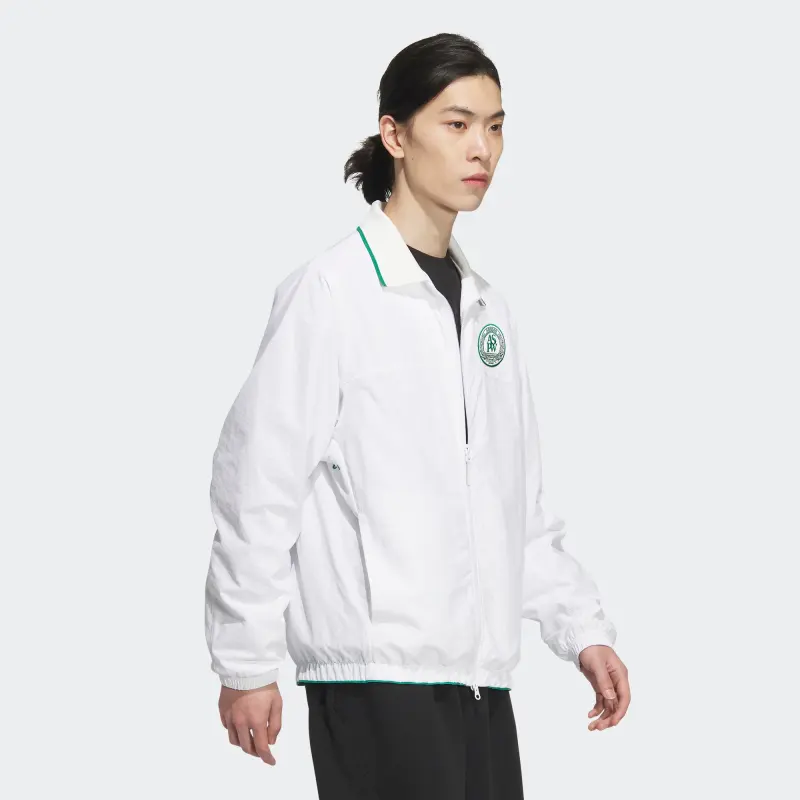 Adidas VERBIAGE Woven Jacket Jackets Coats Men's White-3