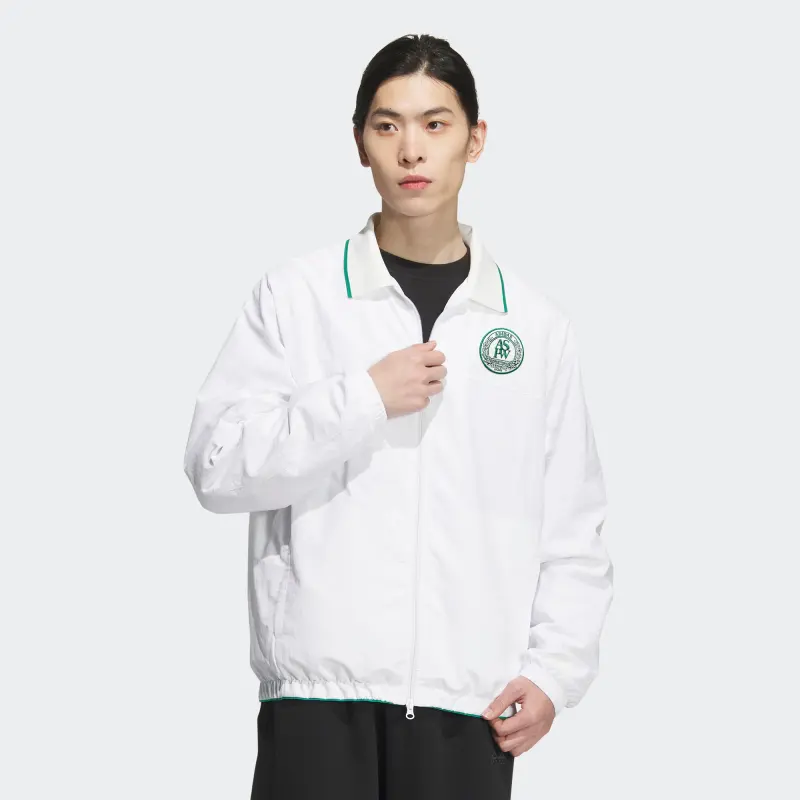 Adidas VERBIAGE Woven Jacket Jackets Coats Men's White-1