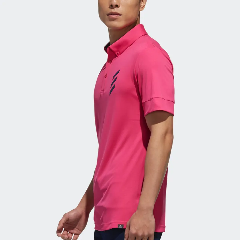 Adidas Adicross Polo Shirt Men's Peach Red-5