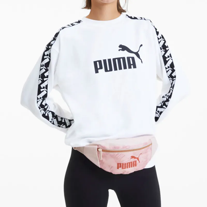 PUMA Artificial Leather Crossbody Bag Sling Bag Fanny Pack Regular Unisex Cherry Blossom Pink-4