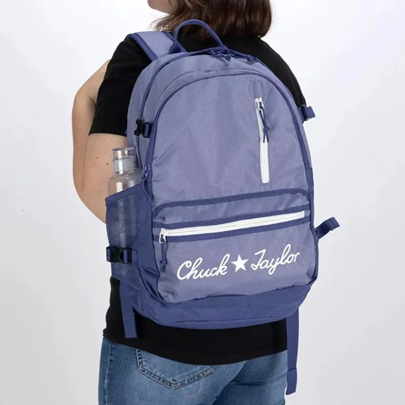 Converse Polyester Backpack Regular Unisex Light Purple-4