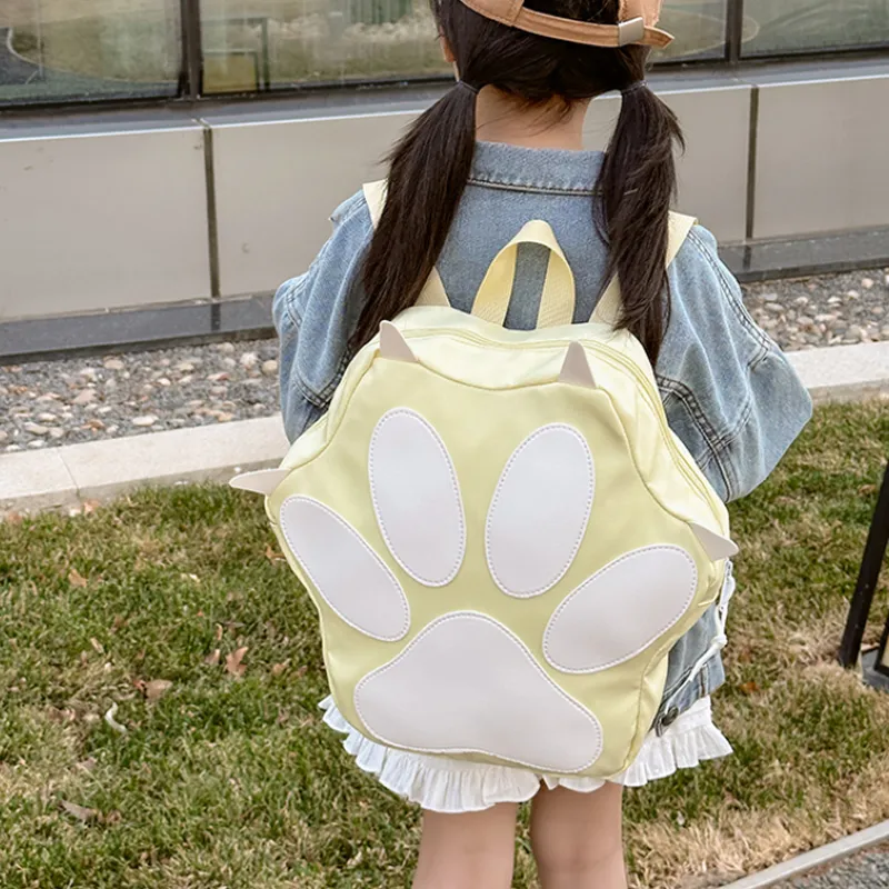 Carissa Nylon Carry Backpack Regular Women's White/Black/Pink/Green-5