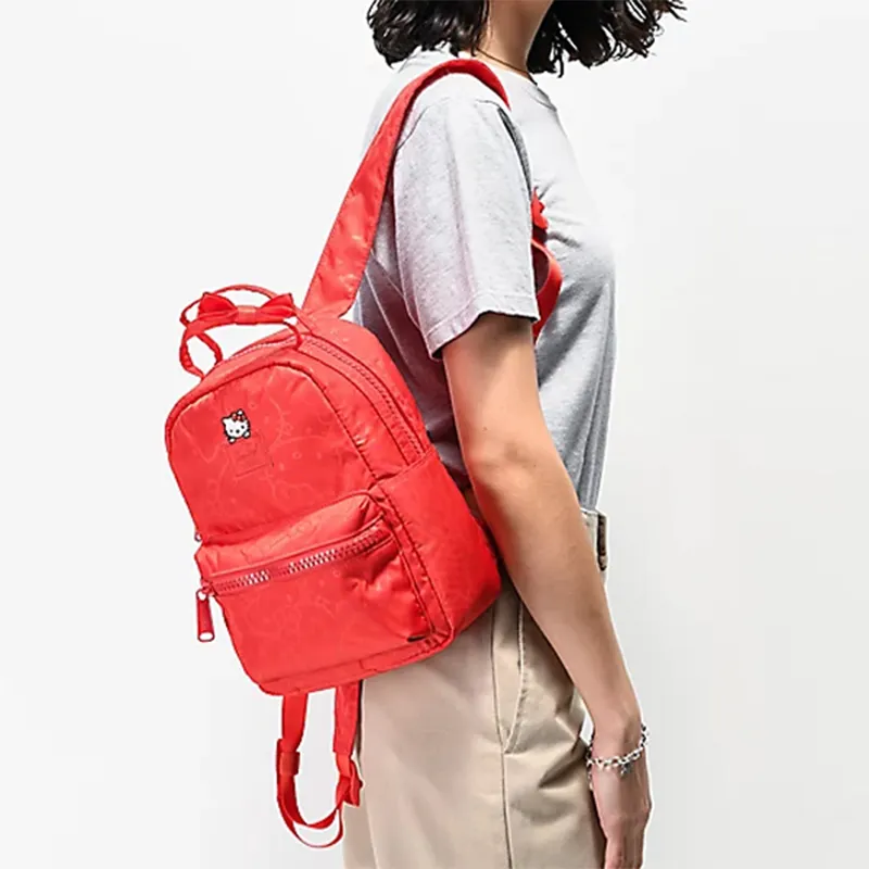 Herschel Hello Kitty Co branded Polyester Backpack Mini Women's Red-4