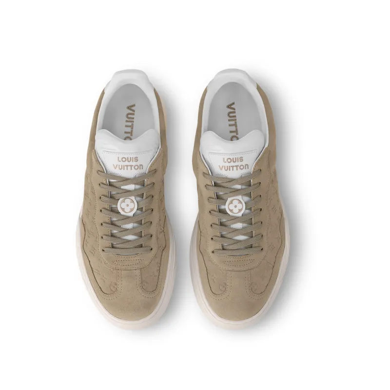 LOUIS VUITTON Groovy Low Top Skateboard Shoes Women's Umber-3