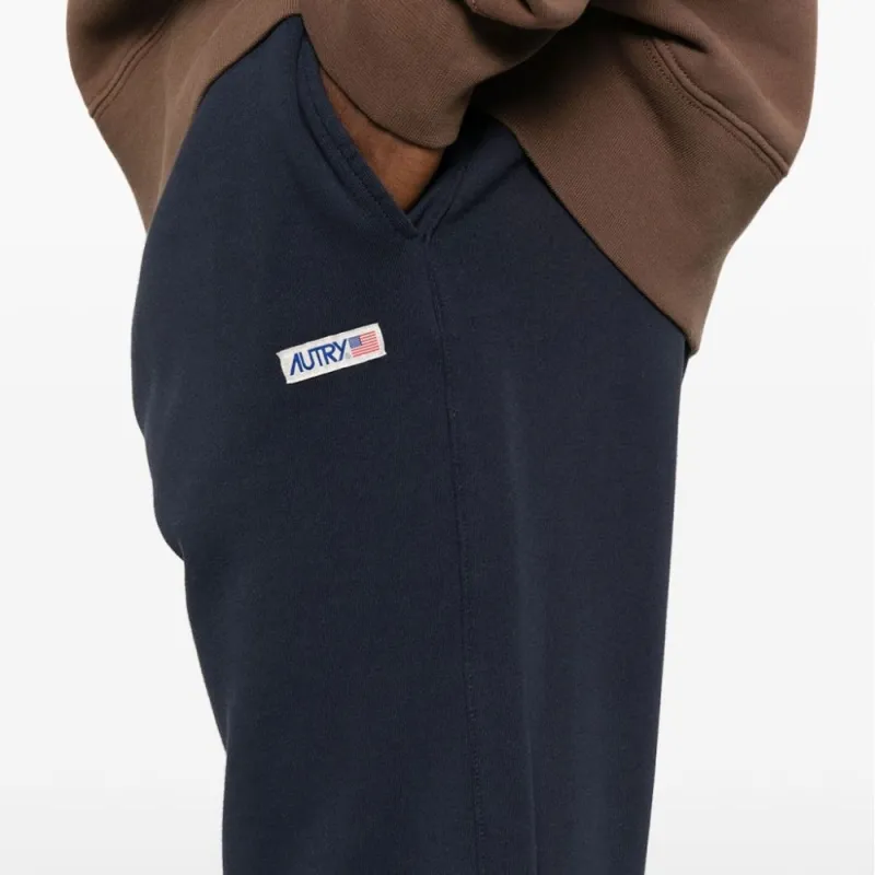 AUTRY Logo patch Cotton Track Pants-5