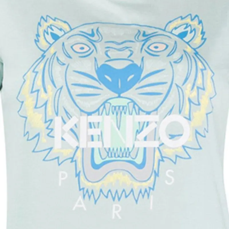 KENZO T-Shirts Women's Light Blue-4
