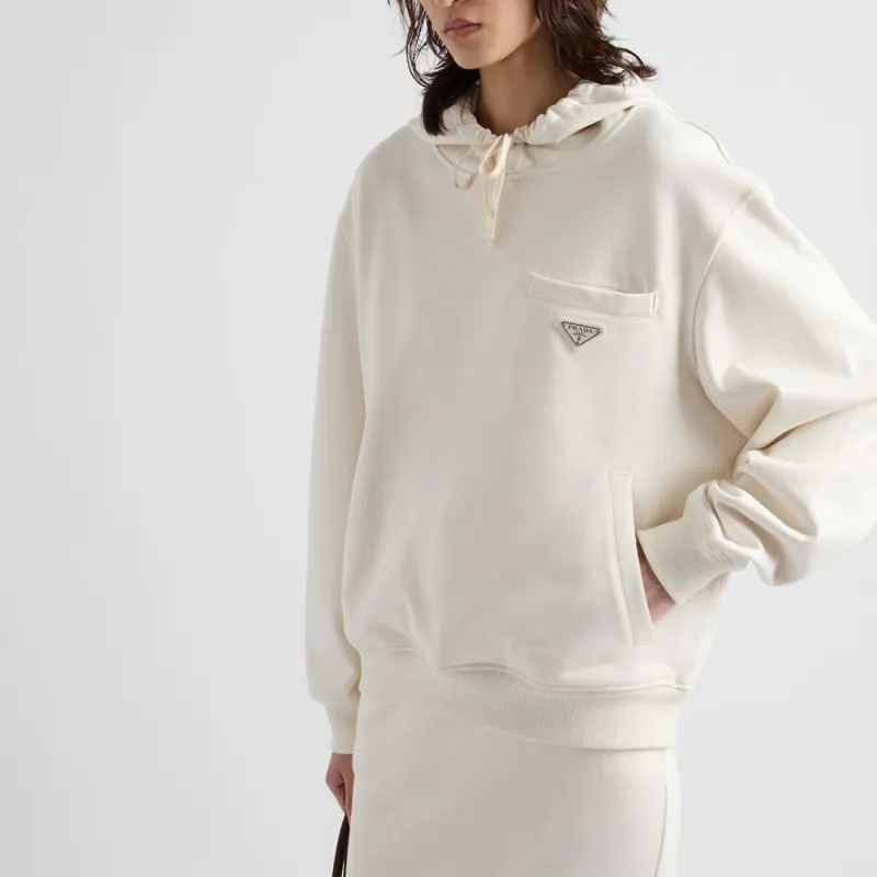 PRADA FW24 Sweatshirt Women's White-3