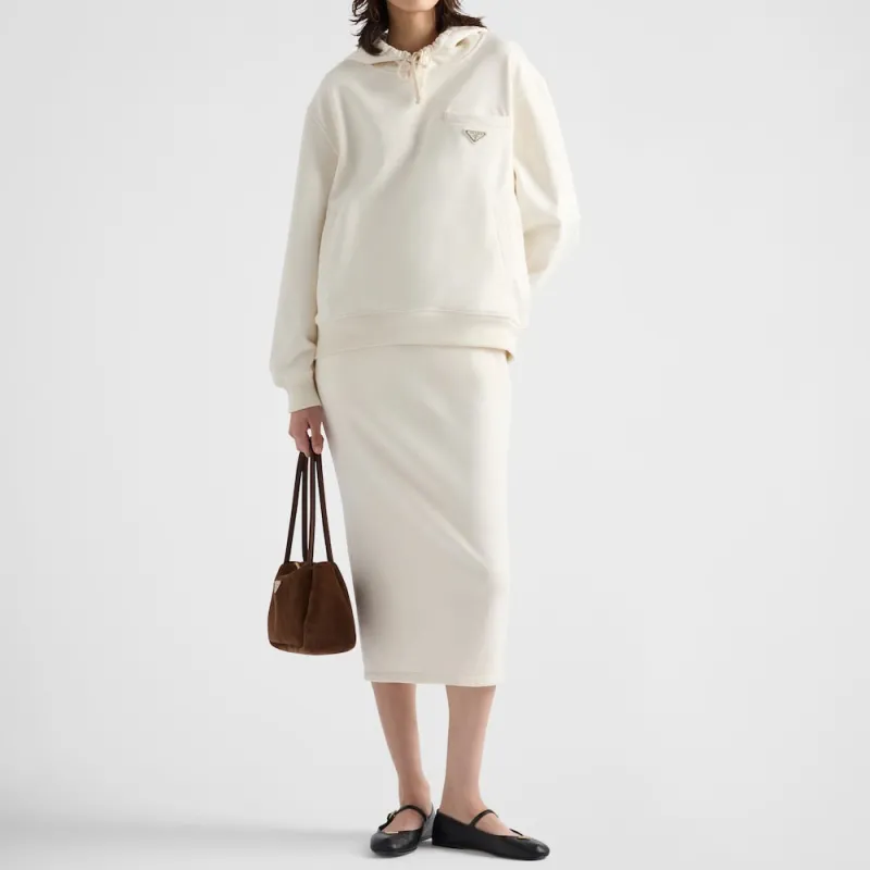 PRADA FW24 Sweatshirt Women's White-1