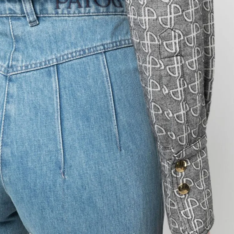 Patou Organic denim Flared Jeans-5