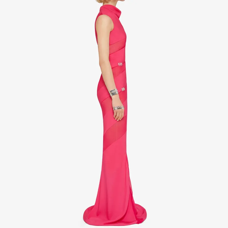 GIVENCHY Sleeveless Dress Women's Red-3