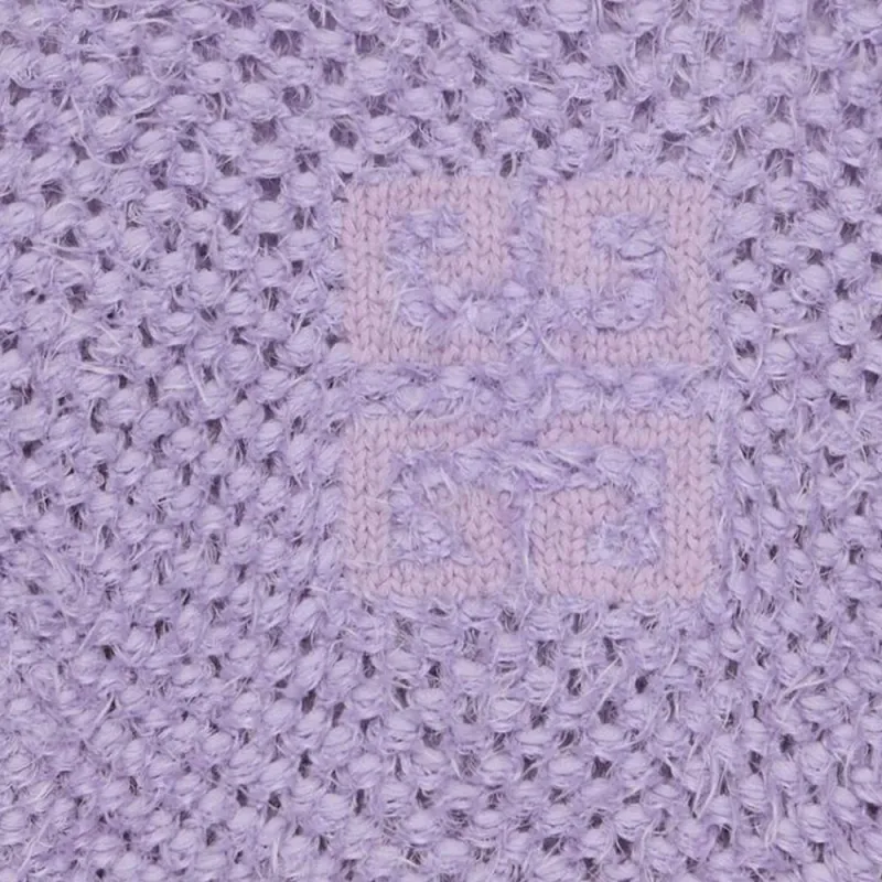 Givenchy Low Shoulders Crewneck Sweater 'Lavender'-4