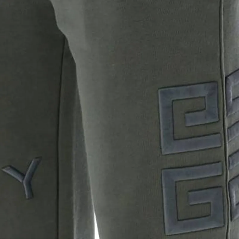 Givenchy Knitted Sports Pants Men's Green-5