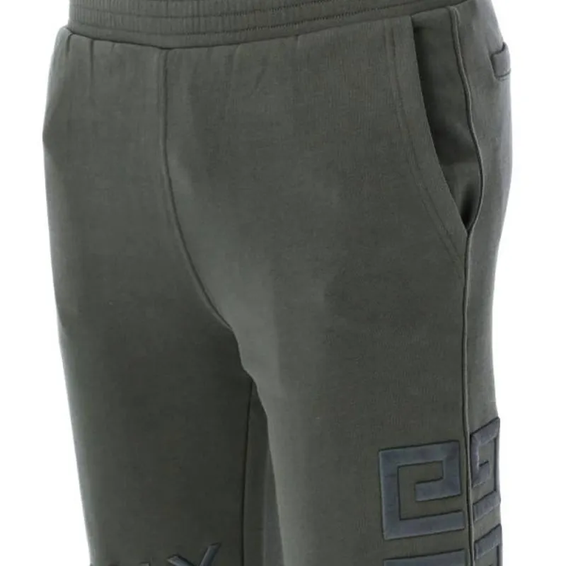 Givenchy Knitted Sports Pants Men's Green-4