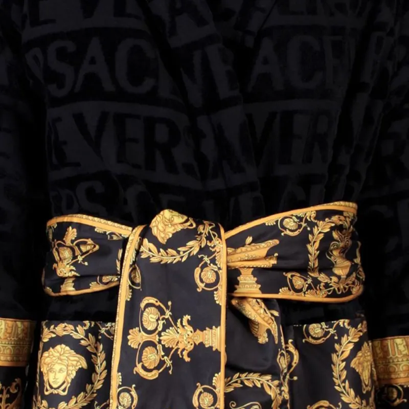 VERSACE FW22 Nightgown Women's Black-4