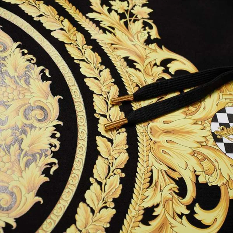 VERSACE Le Pop Classique Print Hoodie 'Black'-3