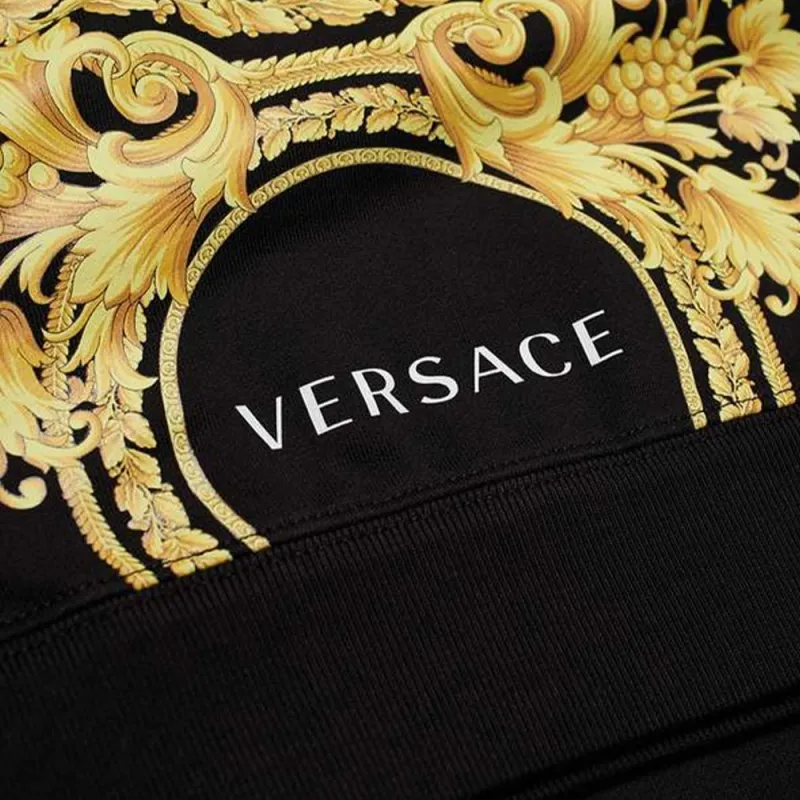 VERSACE Le Pop Classique Print Hoodie 'Black'-4