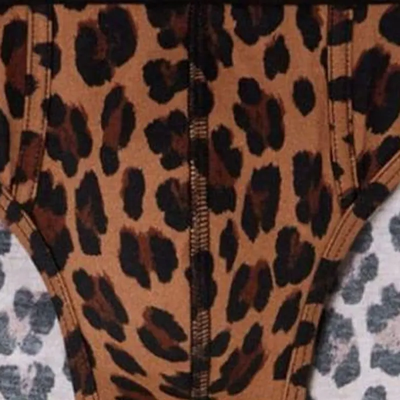 VERSACE Greca Border Leopard-print Briefs-3
