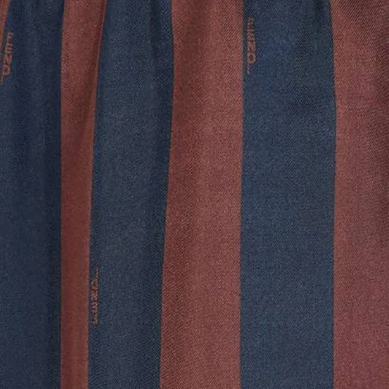 FENDI Striped Wide Leg Pants-4