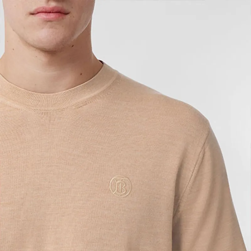 Burberry SS22 Knitwear Men's Soft Yellow Brown-4