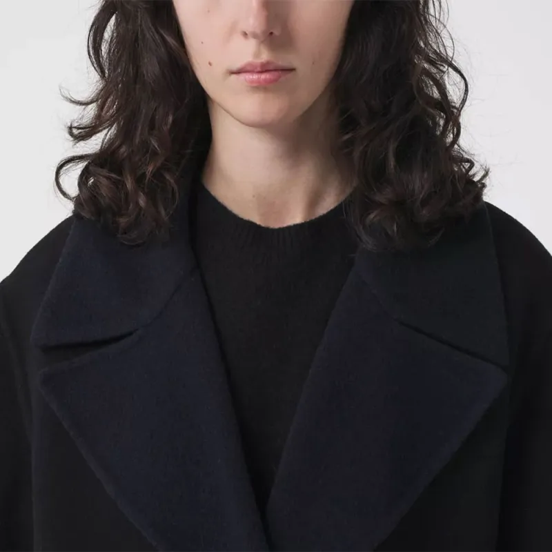 Burberry Velvet Jackets Women's Marine Black-3