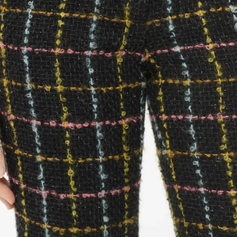 CHANEL Casual Pants Women's Black-4