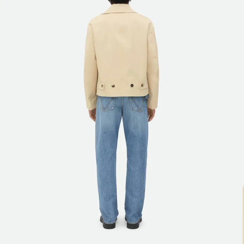 Bottega Veneta Jackets Coats Men's Beige-3