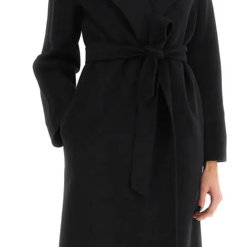 MaxMara Studio Velvet Jackets Women's Black-3
