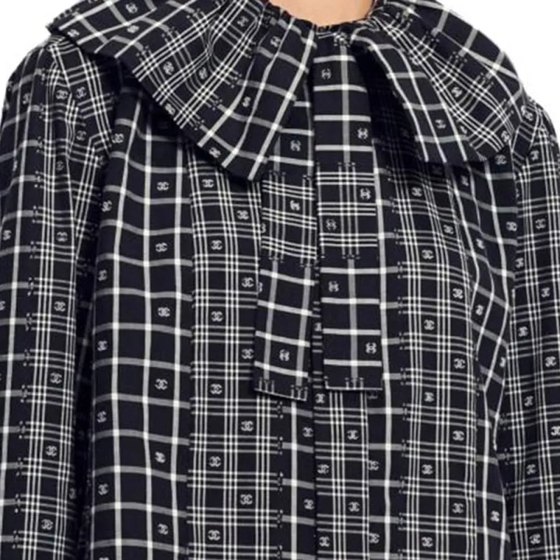 CHANEL 23 New Spring And Summer Arrivals Shirt Women's Black-3