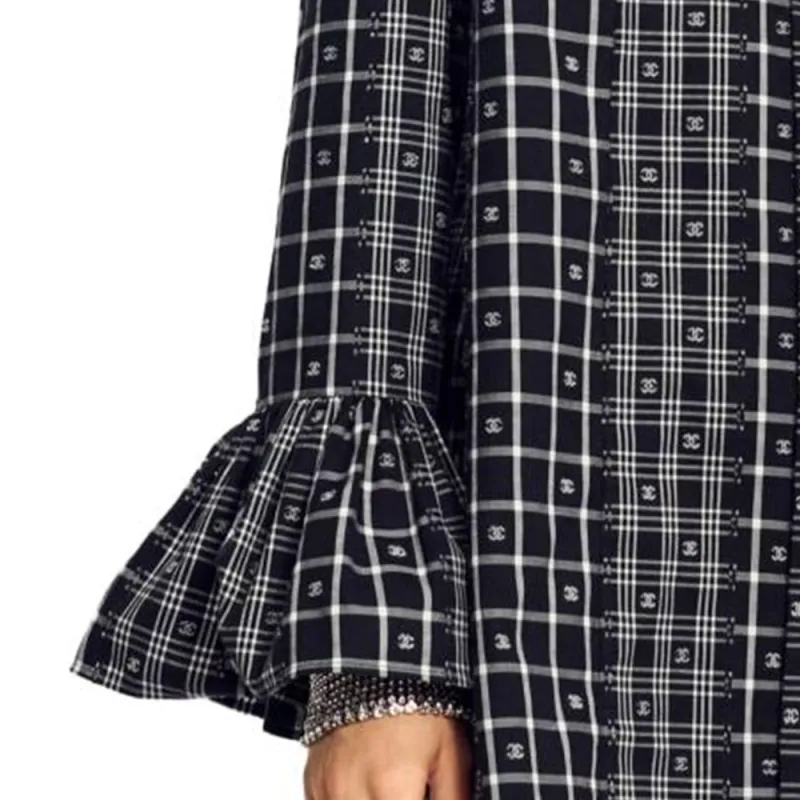 CHANEL 23 New Spring And Summer Arrivals Shirt Women's Black-4
