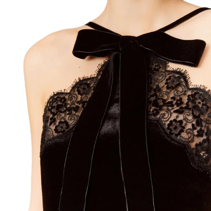 CHANEL FW22 Sleeveless Dress Women's Black-2