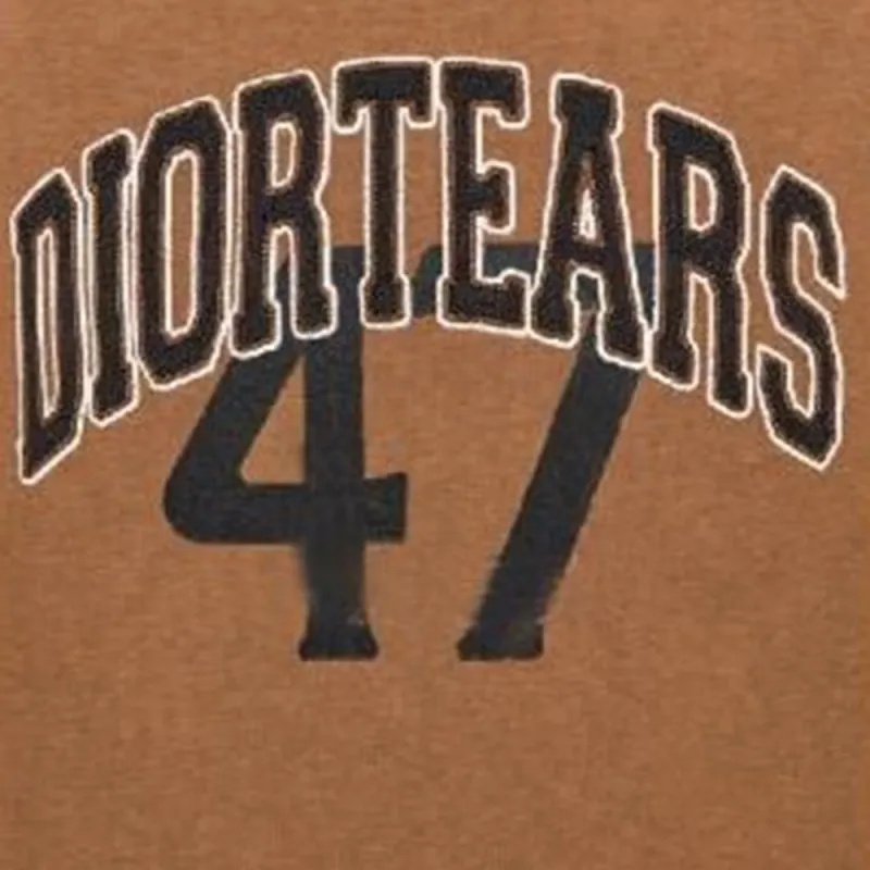 DIOR T-Shirts Men Brown-3