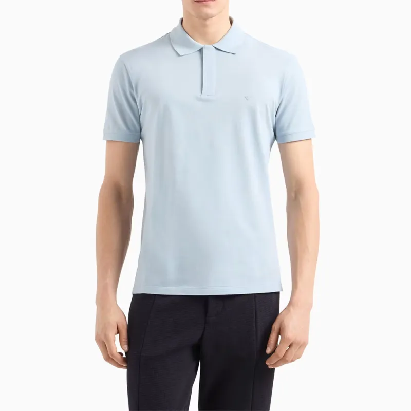EMPORIO ARMANI Travel Essentials Piqué Polo Shirt-1
