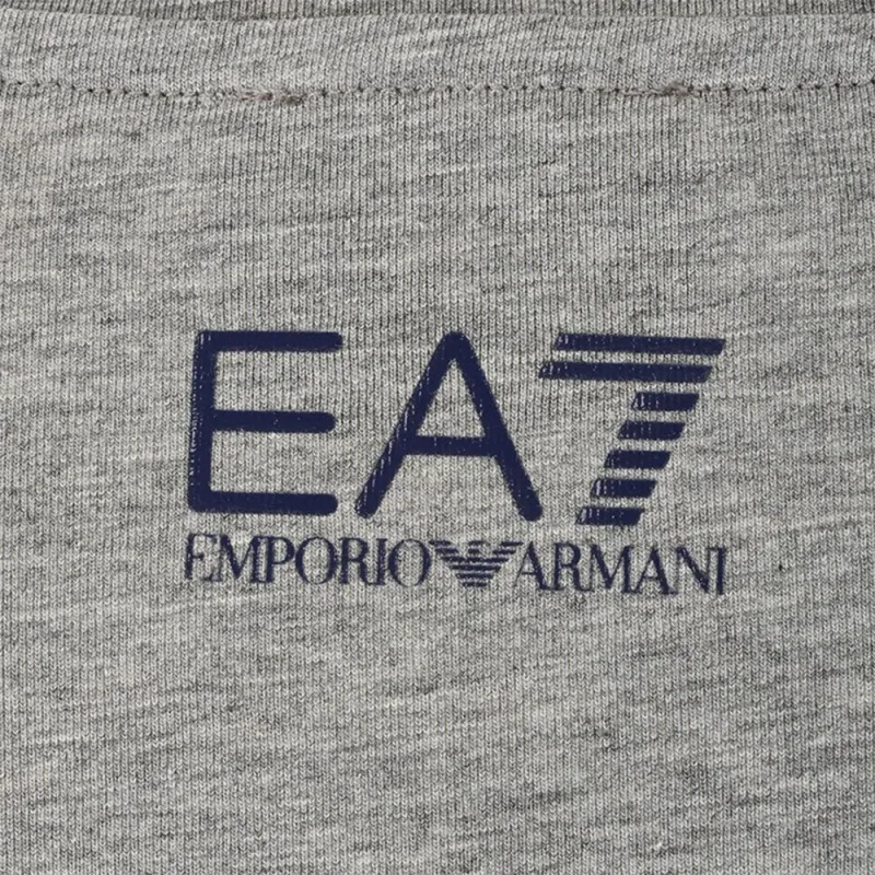 EMPORIO ARMANI EA7 Short Sleeved Dresses Women's Gray-4