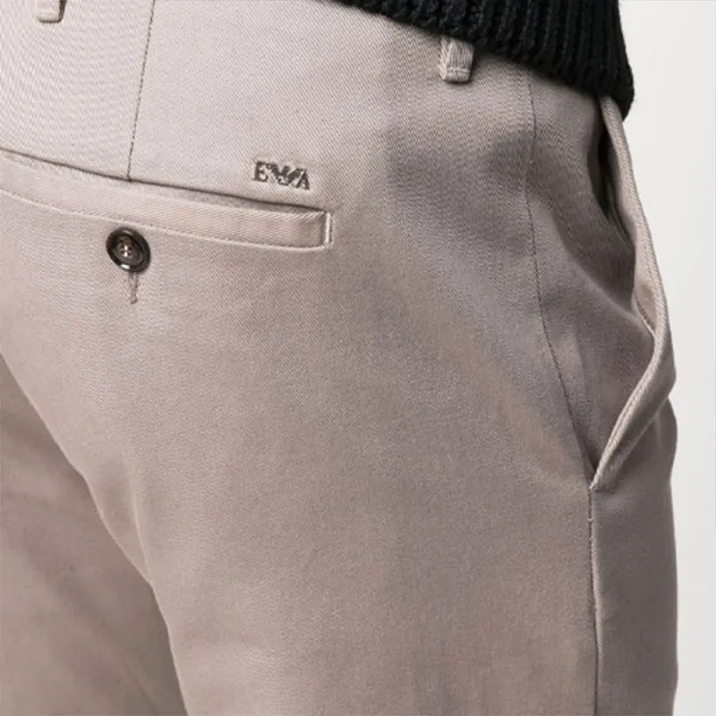 EMPORIO ARMANI Mid rise Chinos-4
