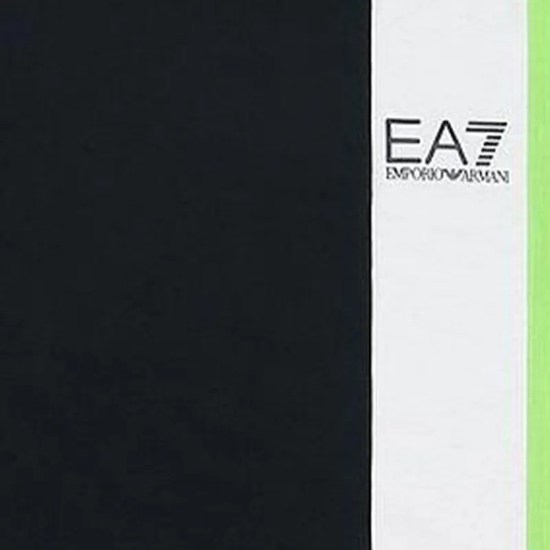 EMPORIO ARMANI EA7 T Shirts Women's Black Green-2