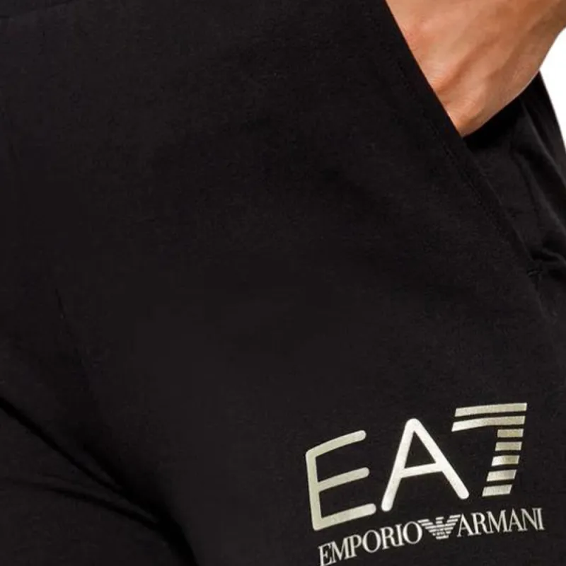 EMPORIO ARMANI SS23 Knitted Sports Pants Women's Black-4