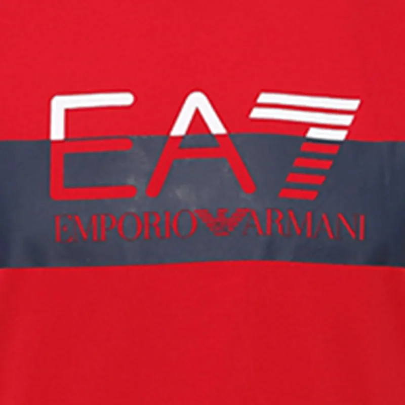 EMPORIO ARMANI T-Shirts Men Red-4