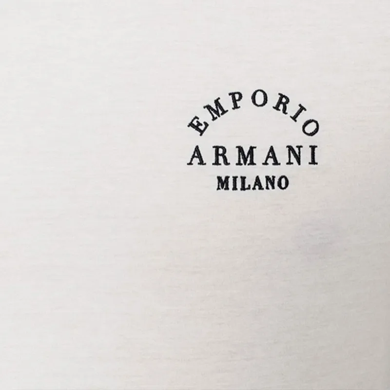 EMPORIO ARMANI T Shirts Men White-4