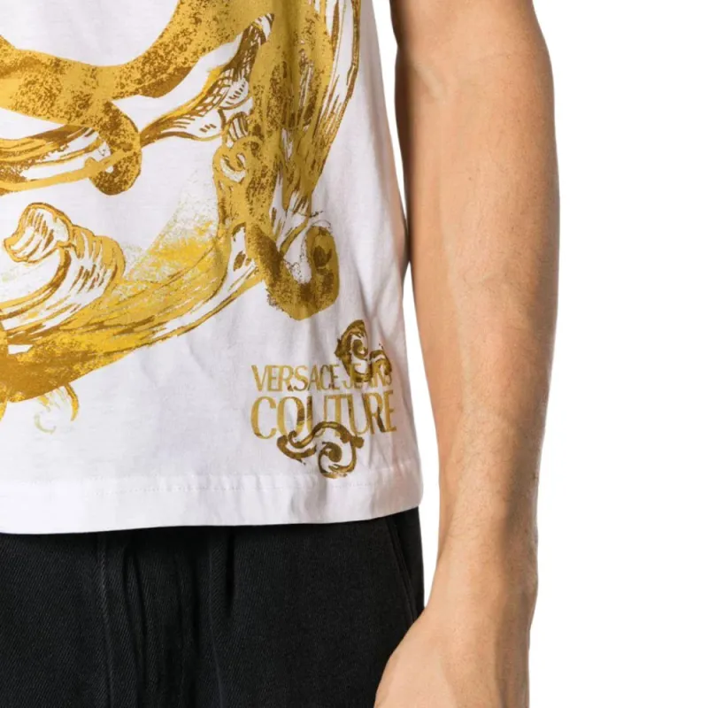 VERSACE JEANS COUTURE Barocco Printed Crewneck T Shirt-4