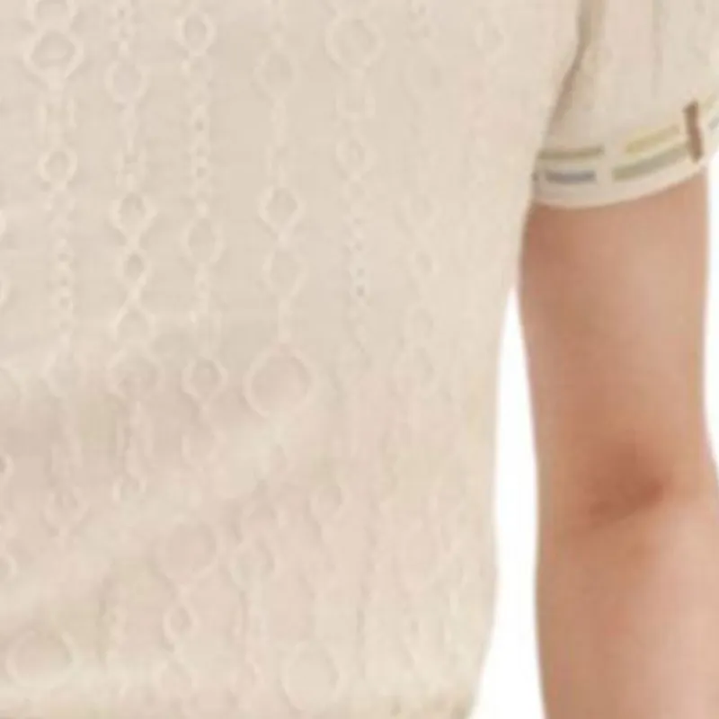 HERMES Crop Tops Women's Ecru-4