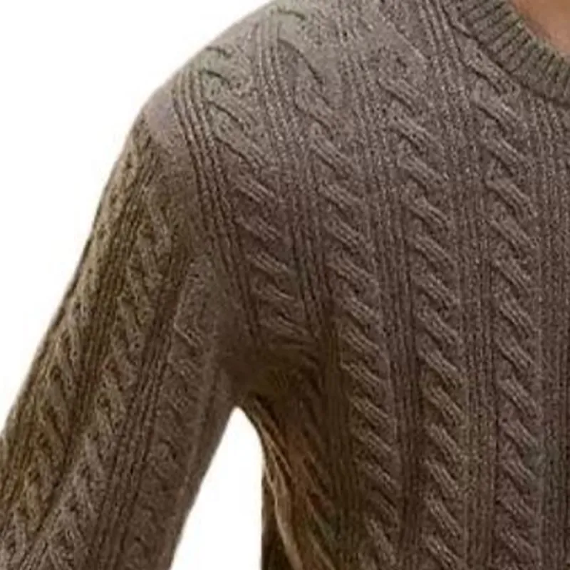 HERMES Sweater Men's Mud Charcoal Brown-3