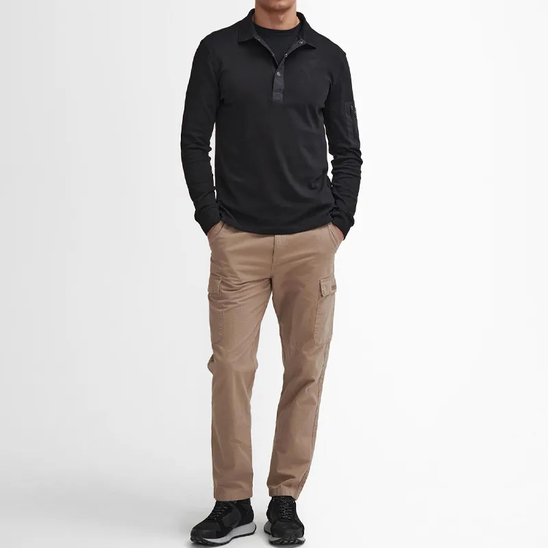 BARBOUR Polo Shirt Men's Classic Black-3