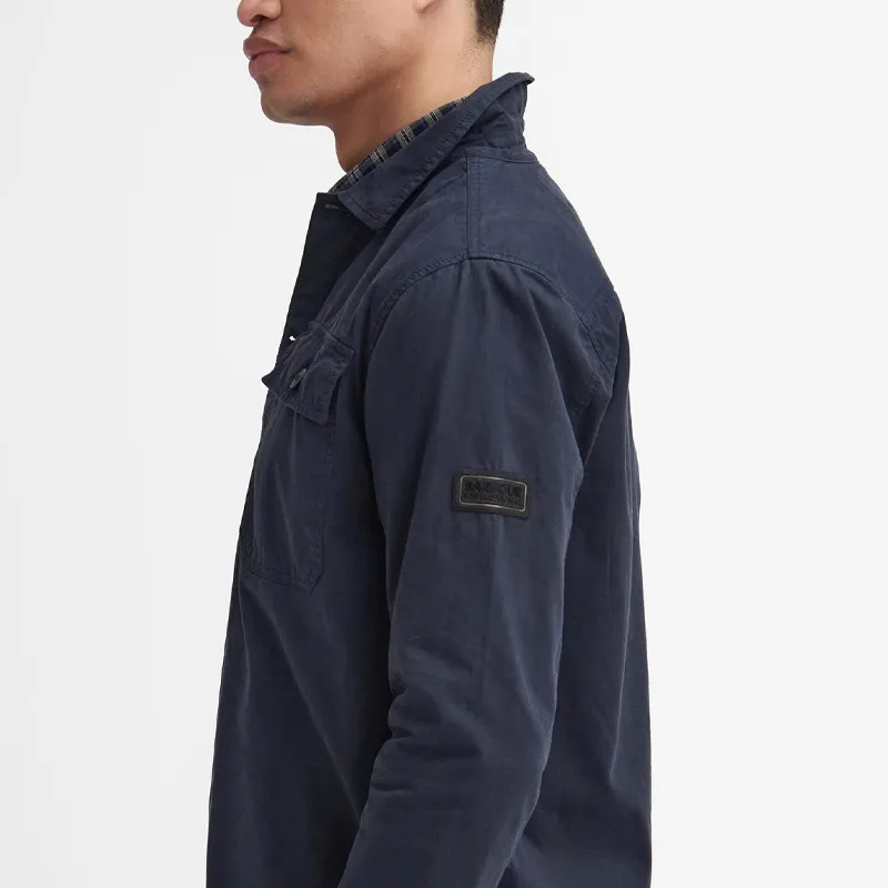 BARBOUR Shirt Men's Classic Marine Blue-4