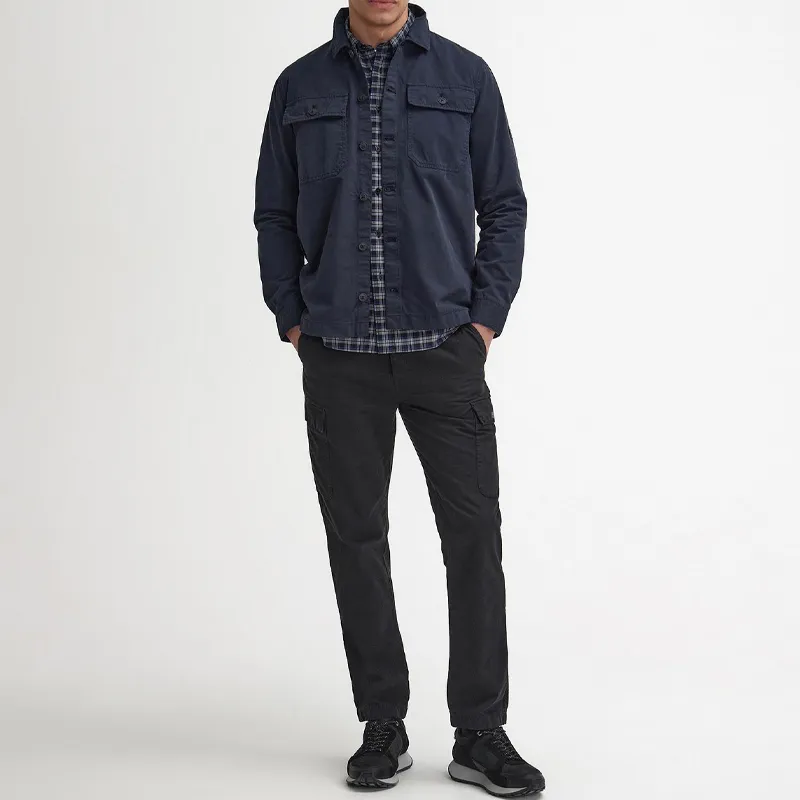 BARBOUR Shirt Men's Classic Marine Blue-3