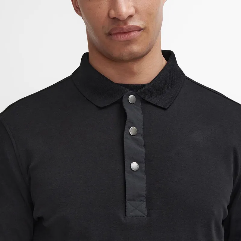 BARBOUR Polo Shirt Men's Classic Black-4