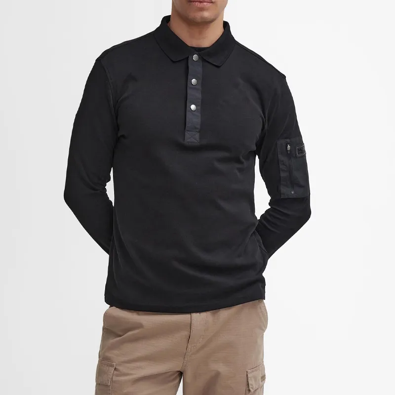 BARBOUR Polo Shirt Men's Classic Black-1